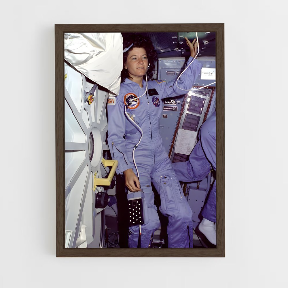 Poster envoûtant Valentina Tereshkova – affiche Astronautes (vue 5)